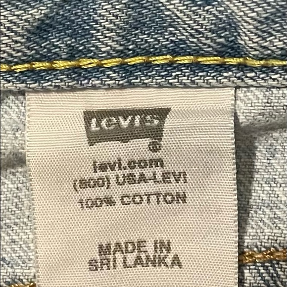 Levi's Light Blue Jean Shorts - Picture 5 of 5